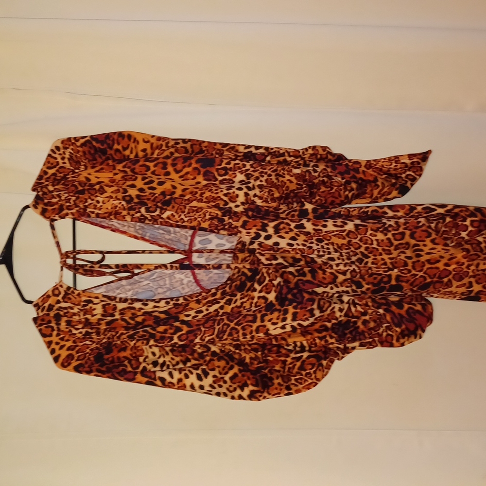 Leopard Print Jumpsuit - Picture 3 of 3